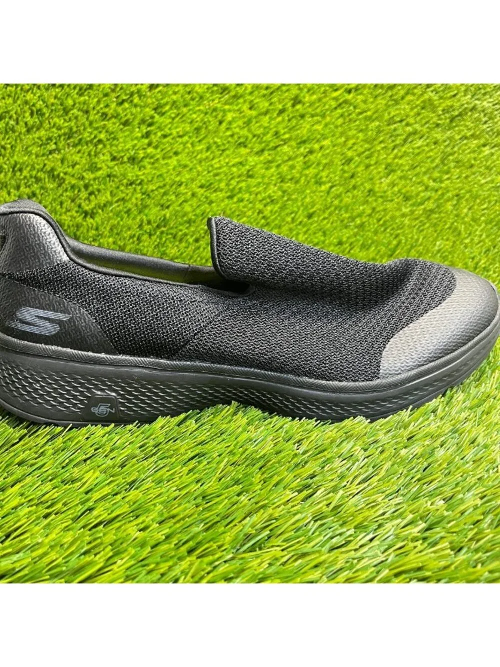 Skechers Go Walk 4 Mens Size 13 Black Classic Walking Slip-On Shoes Sneakers